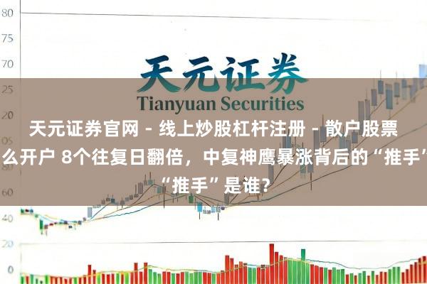 天元证券官网 - 线上炒股杠杆注册 - 散户股票配资怎么开户 8个往复日翻倍,中复神鹰暴涨背后的“推手”是谁?
